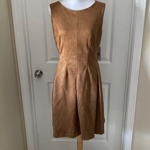 Brown Fit n Flare Dress